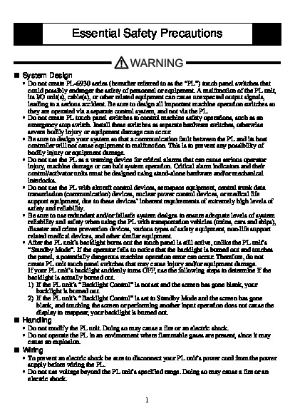 First Page Image of PL6931-T41 Installation Guide.pdf